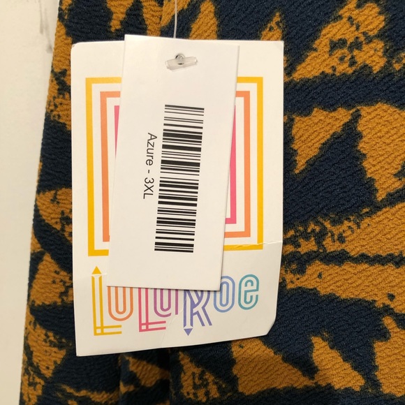LuLaRoe Azure Skirt 3XL - Picture 3 of 3